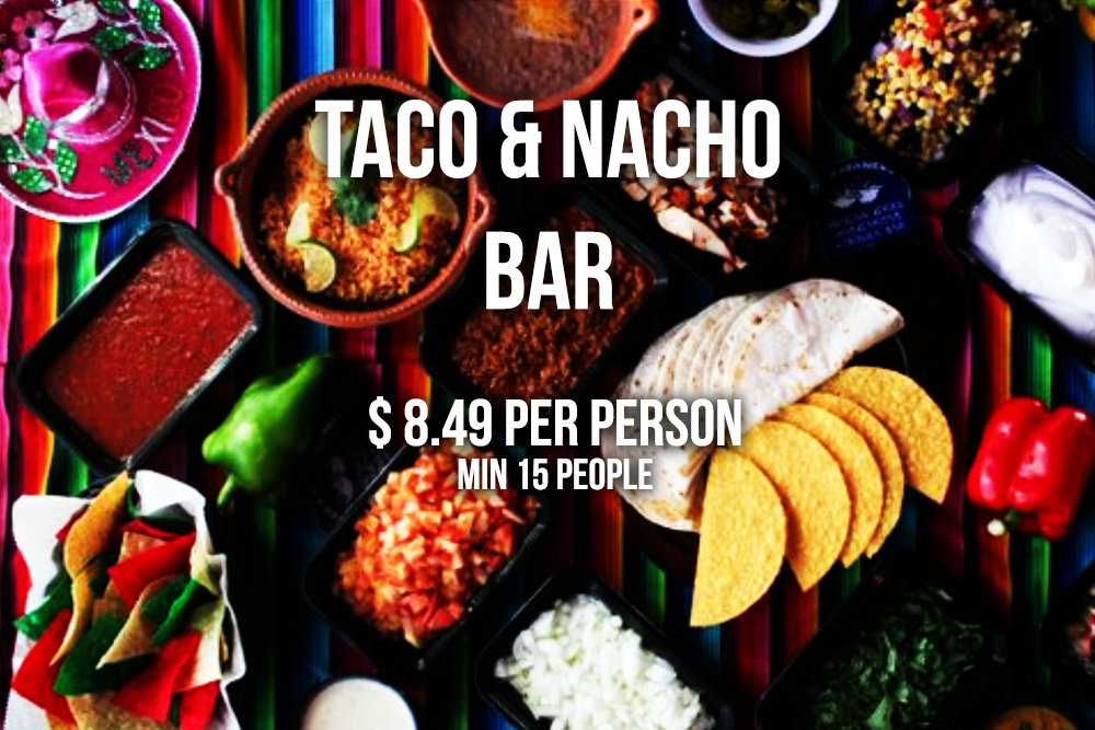Taco & Nacho bar – Red habanero Grill Catering